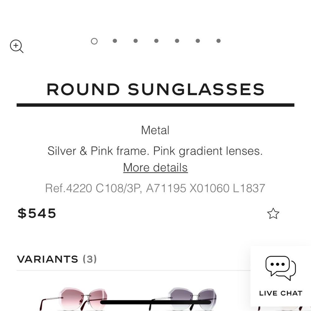 Chanel round sunglasses - Picture 5 of 5